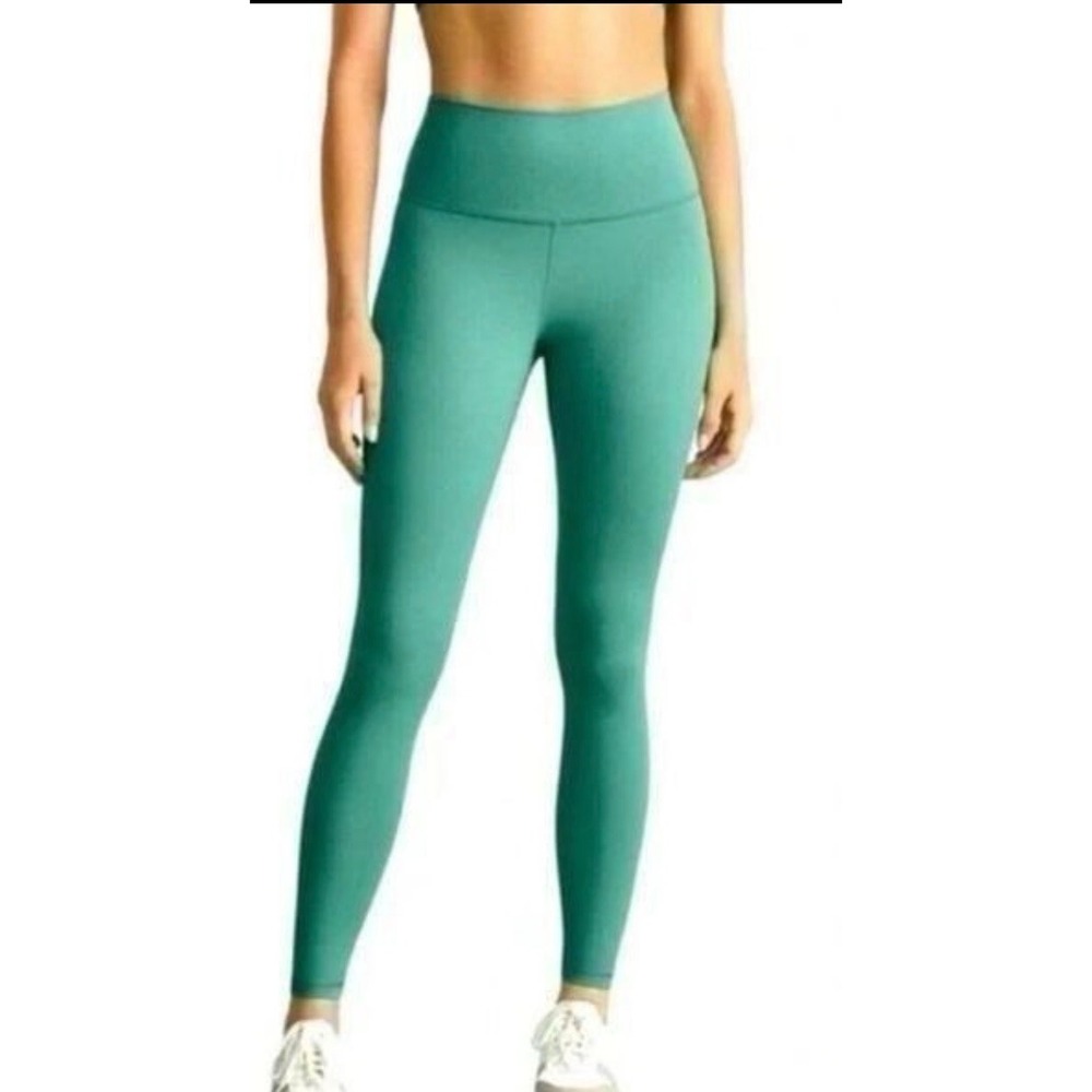 Everlane Leggings Women XS Green Excellent High Rise The Perform Ankle Legging